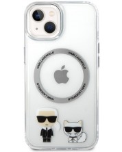 Калъф Karl Lagerfeld - MS Karl Choupette, iPhone 14 Plus, прозрачен